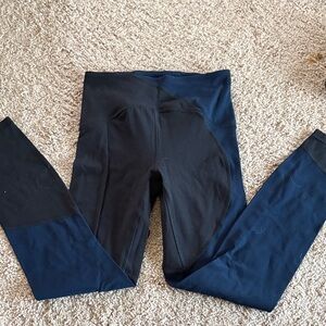 lululemon athletica Black and Navy Leggings
